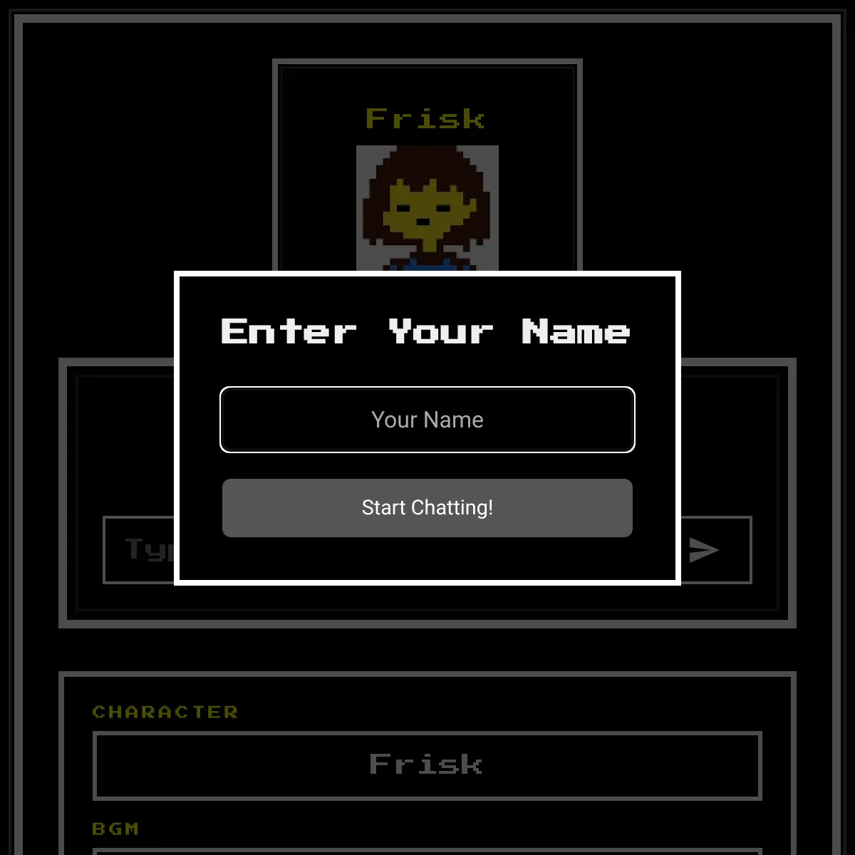 Chat with Undertale