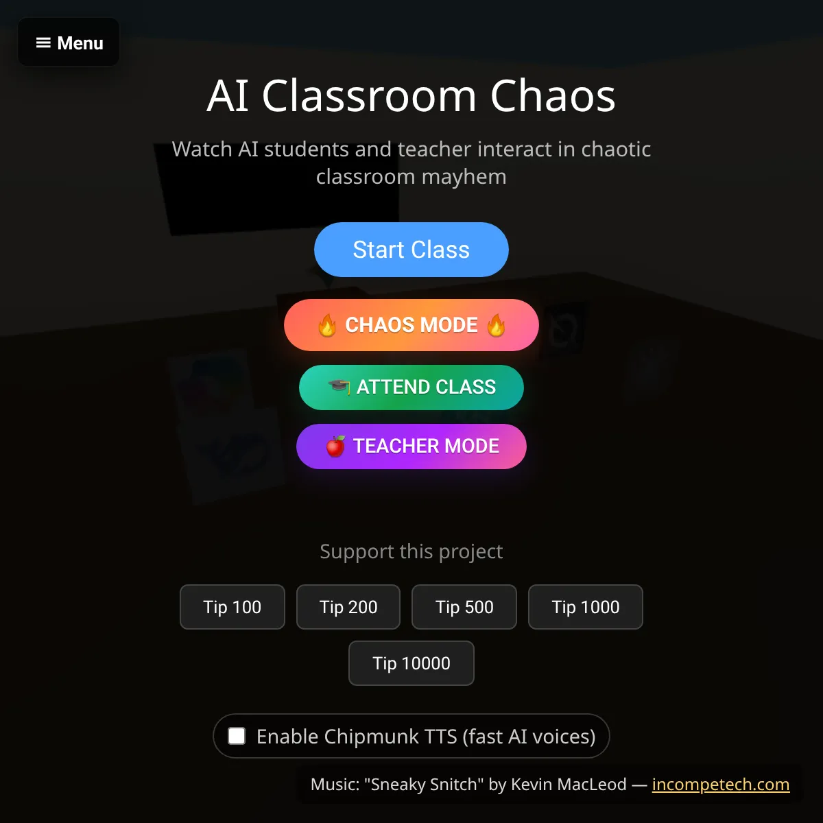 the project is loading