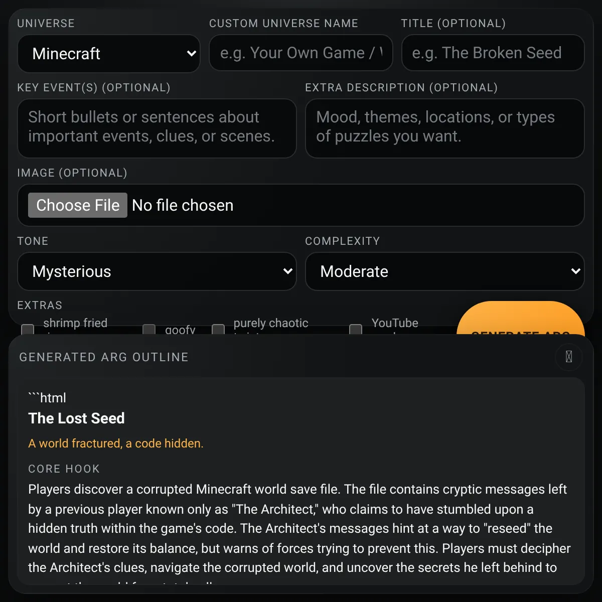 the project is loading