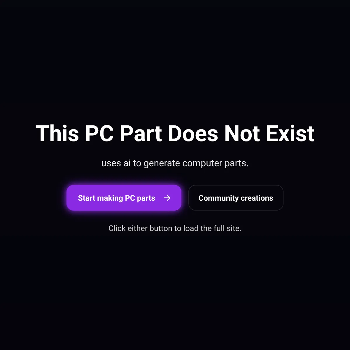 the project is loading