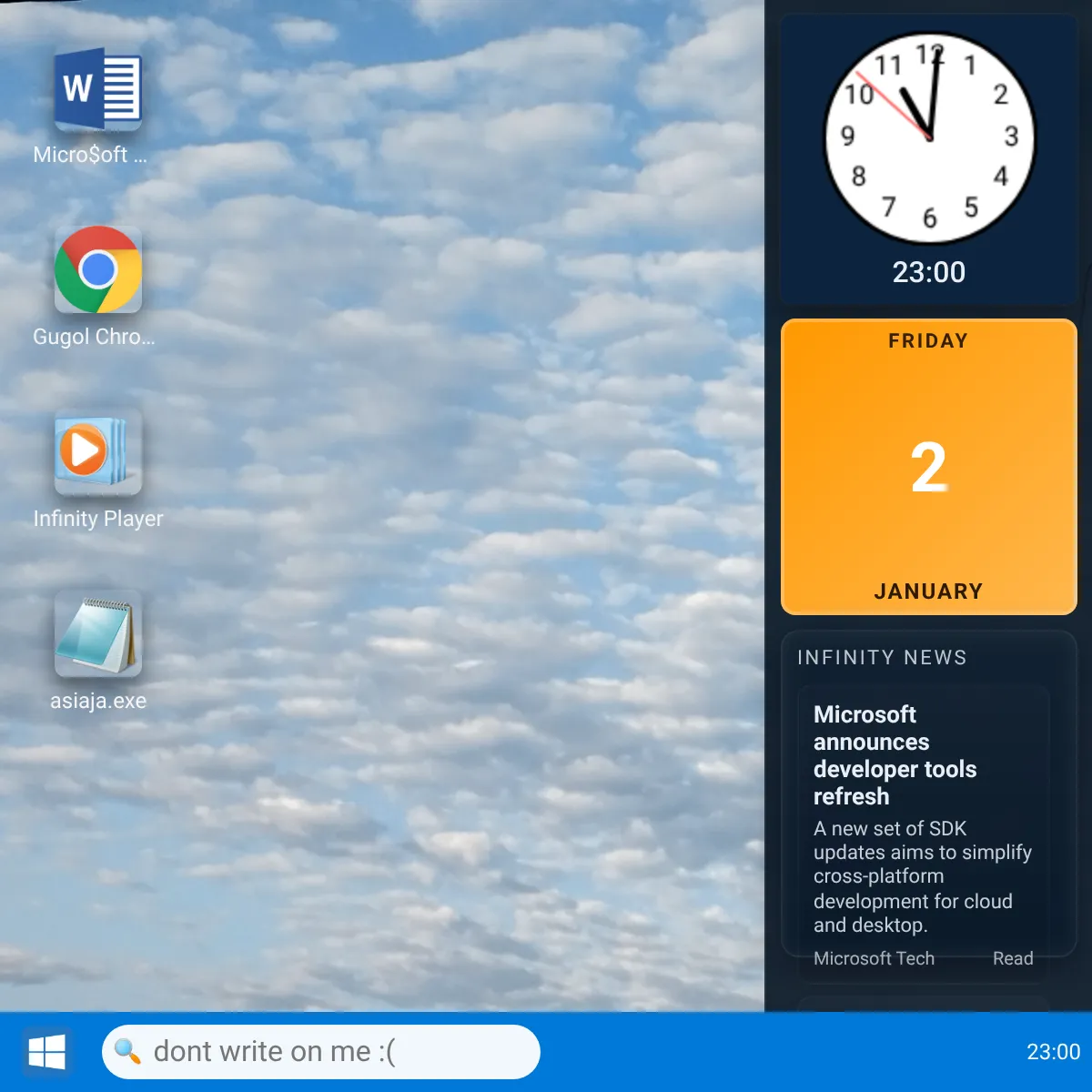 the project is loading