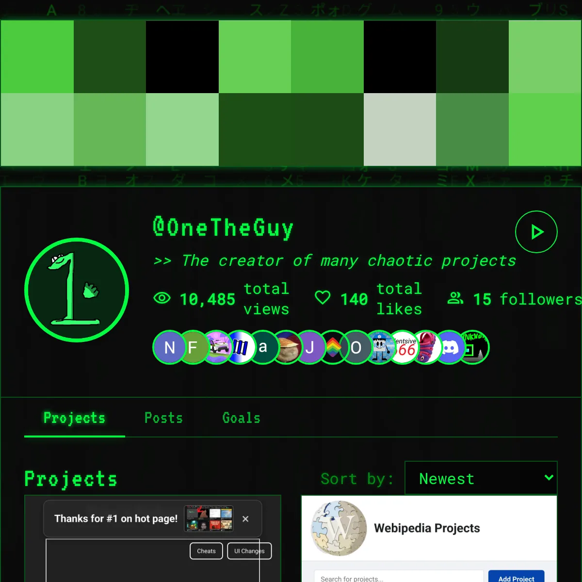 the project is loading