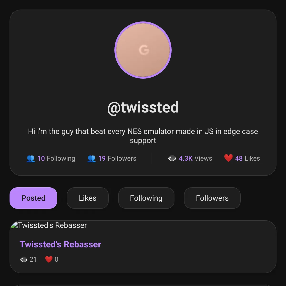 the project is loading