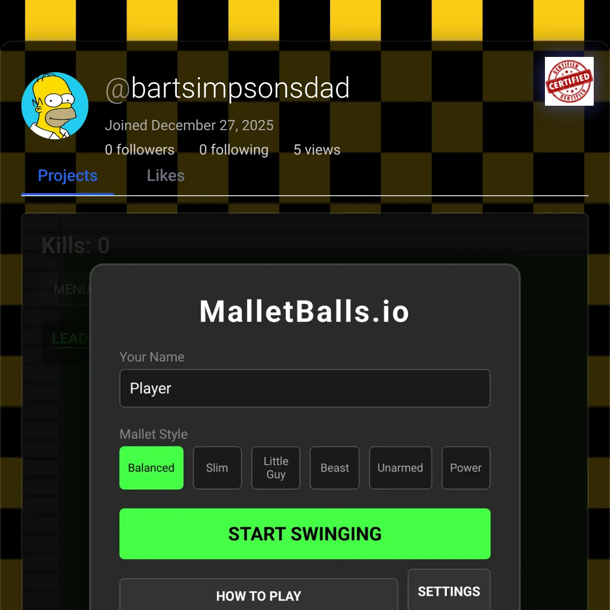 the project is loading