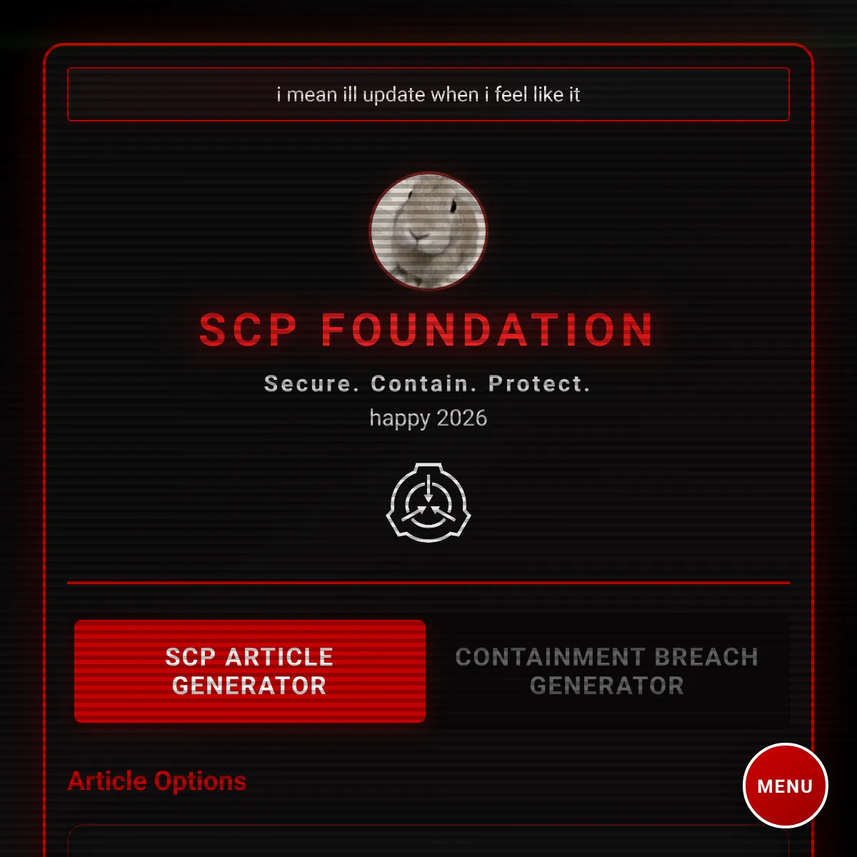 the project is loading