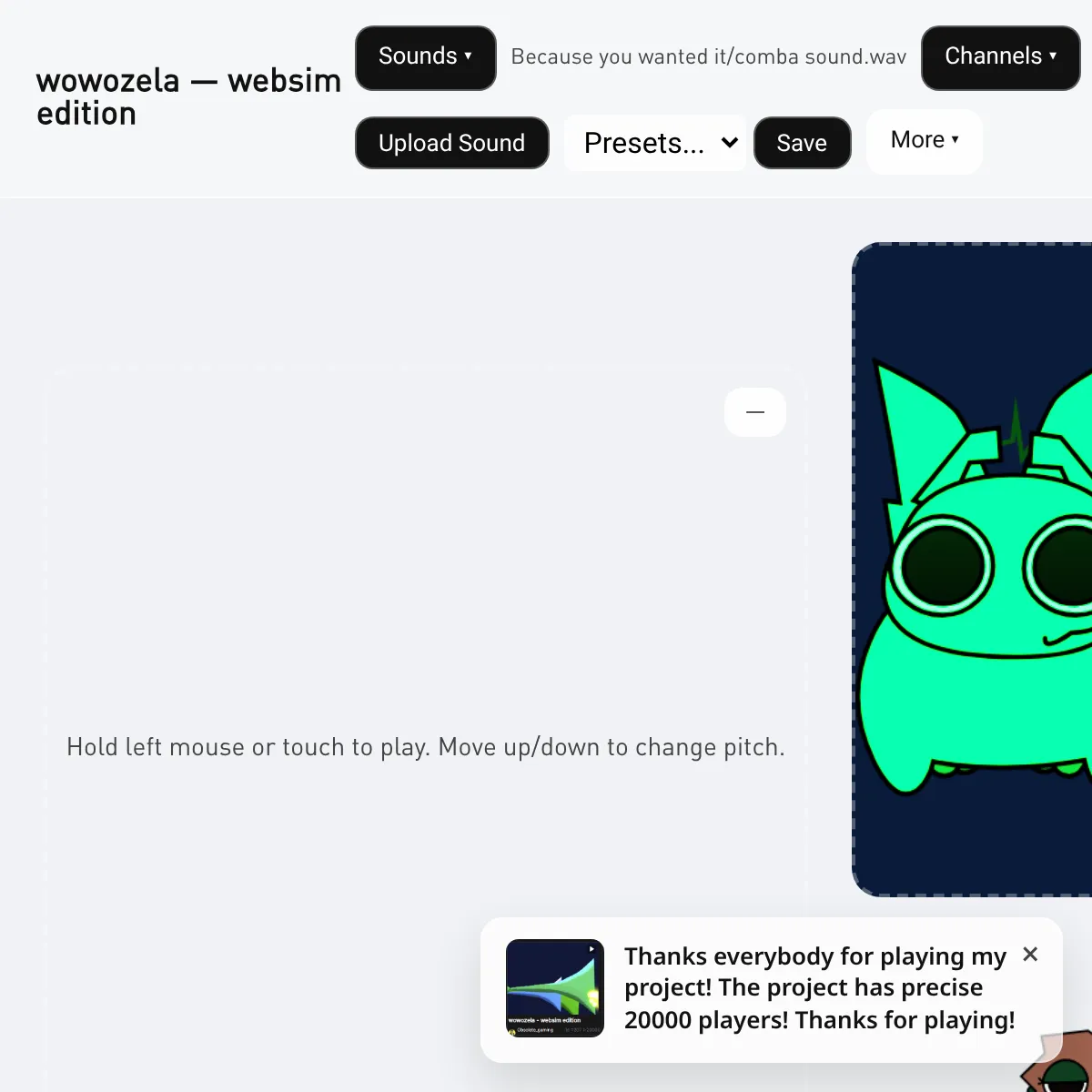 the project is loading