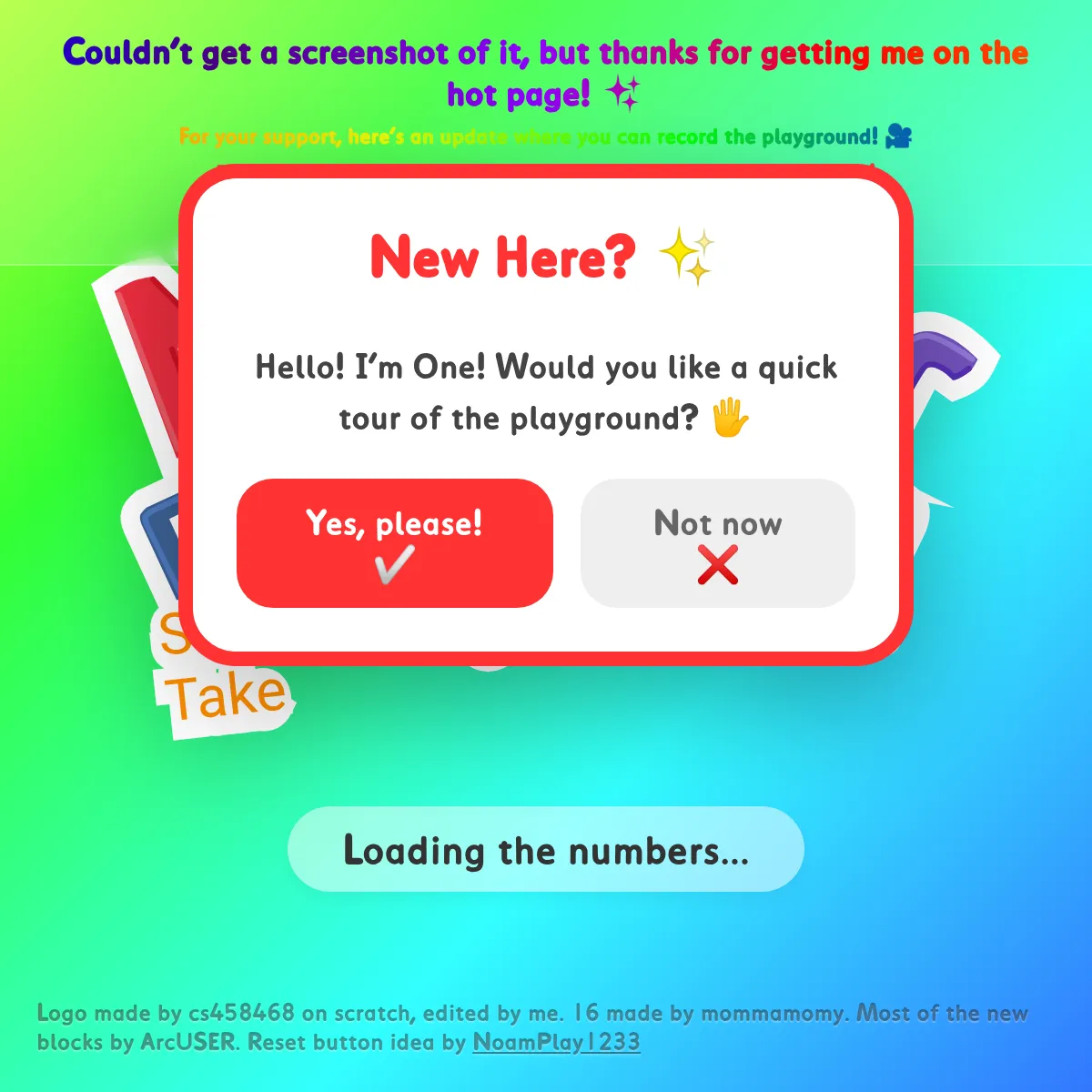 Numberblocks Playground Simulations Take