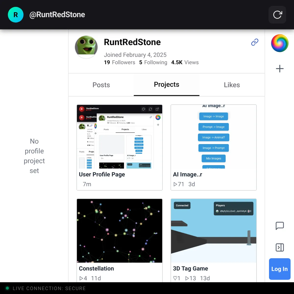 the project is loading