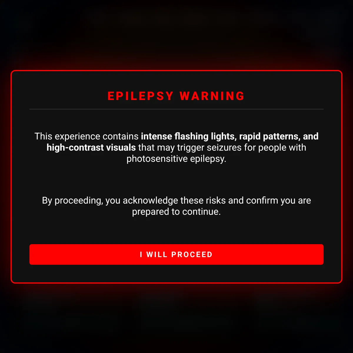 the project is loading