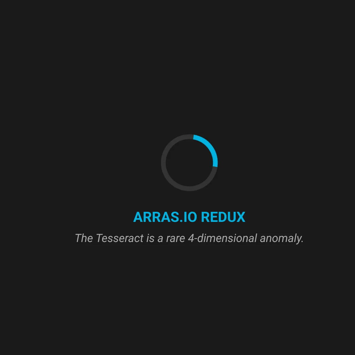 the project is loading