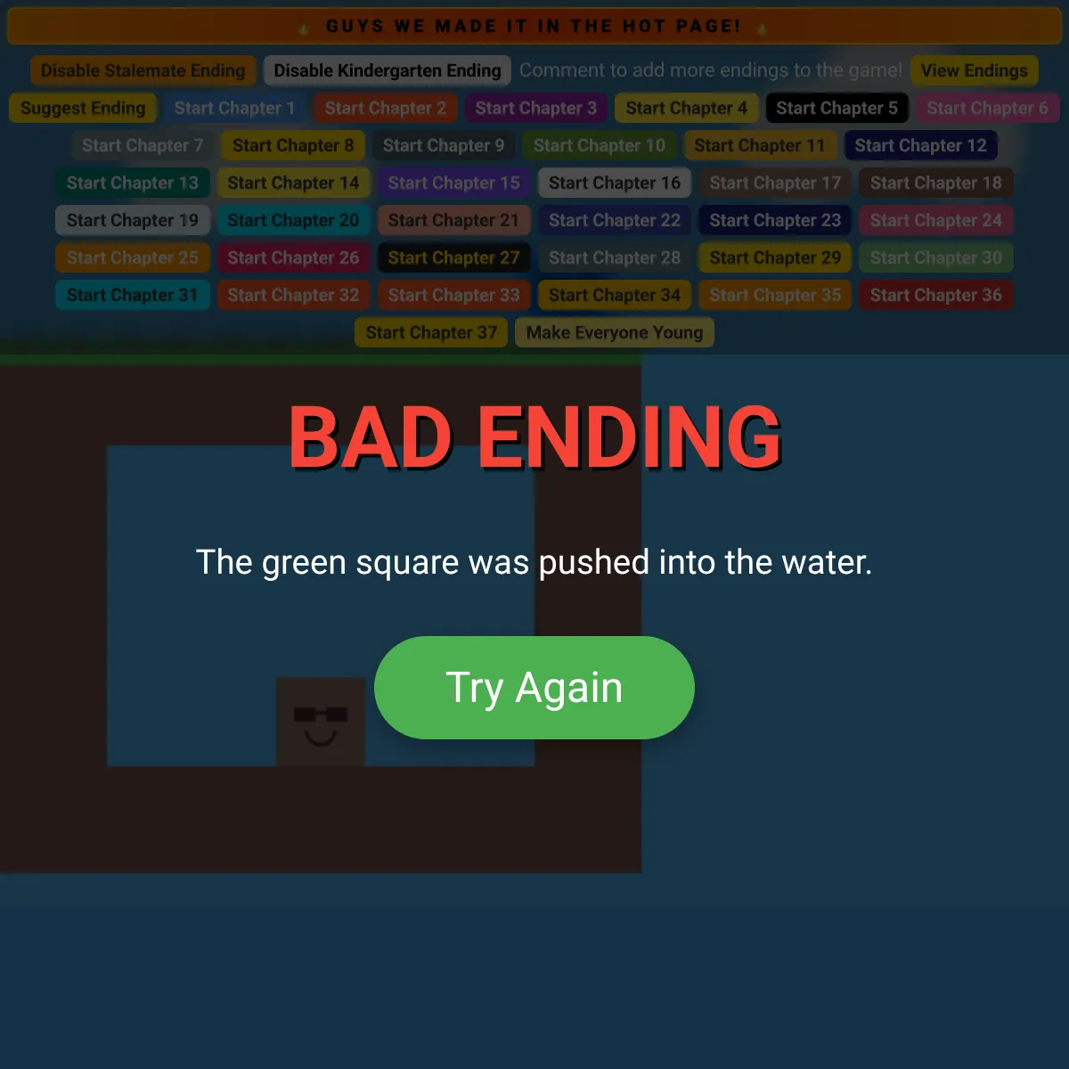 Ultimate ending game but 36 Chapters