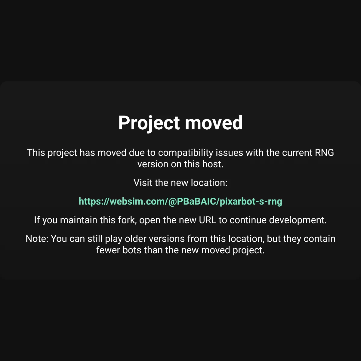 the project is loading