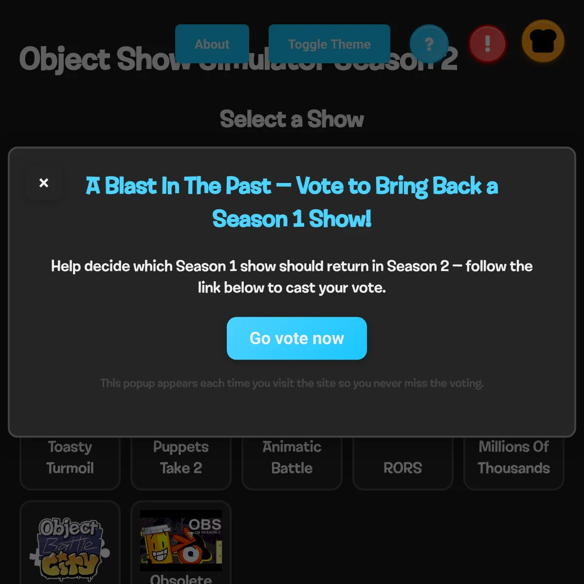 the project is loading