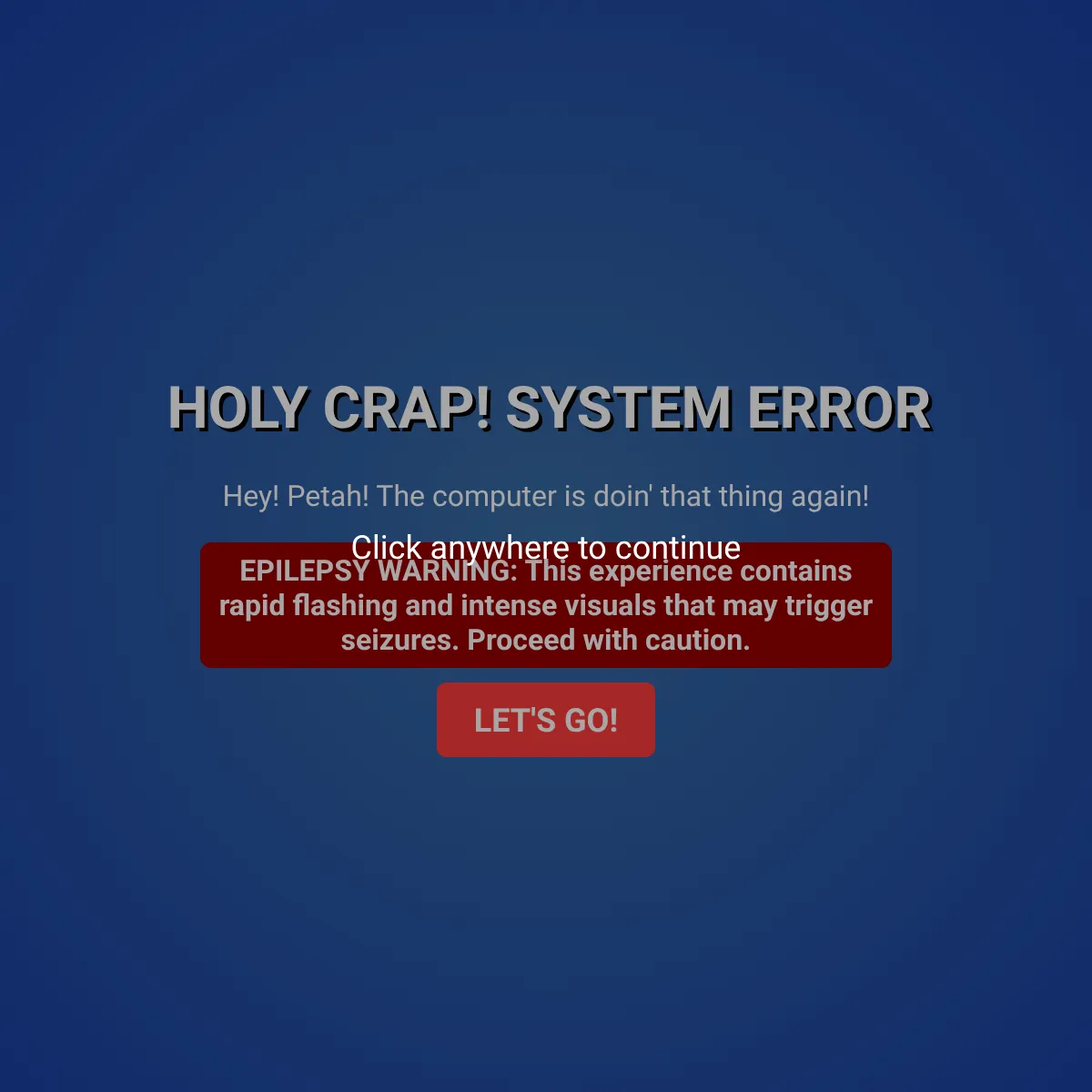 the project is loading