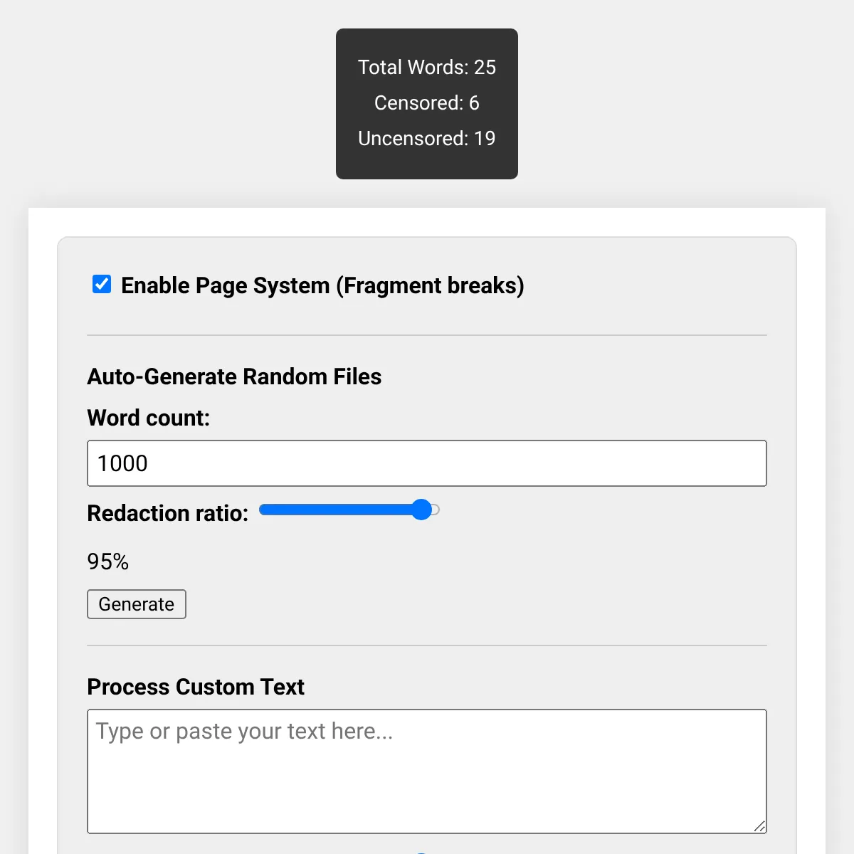 the project is loading