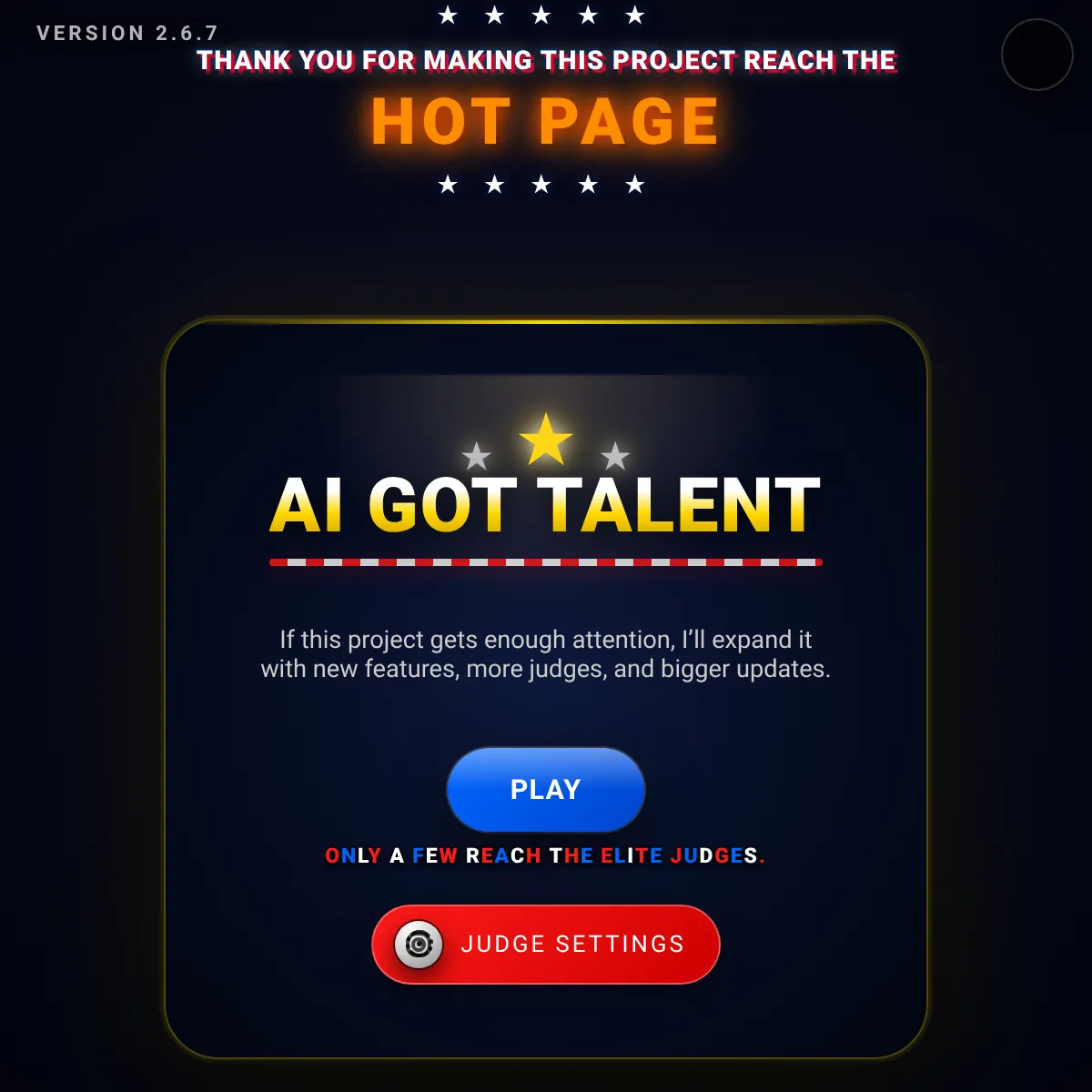 the project is loading