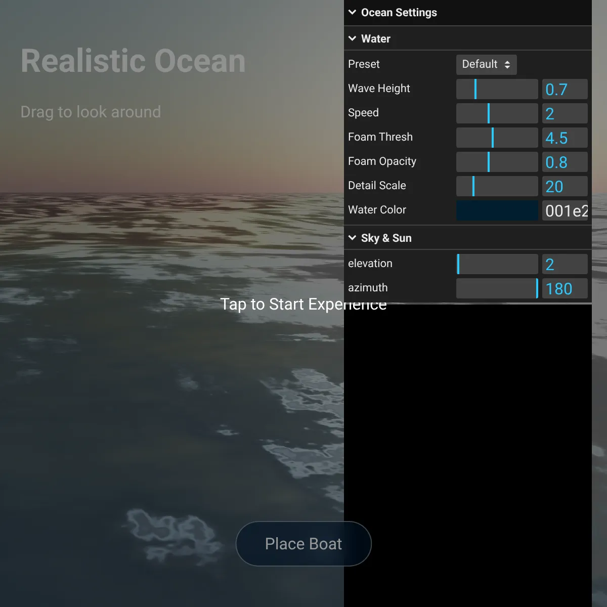 Realistic Ocean Shader