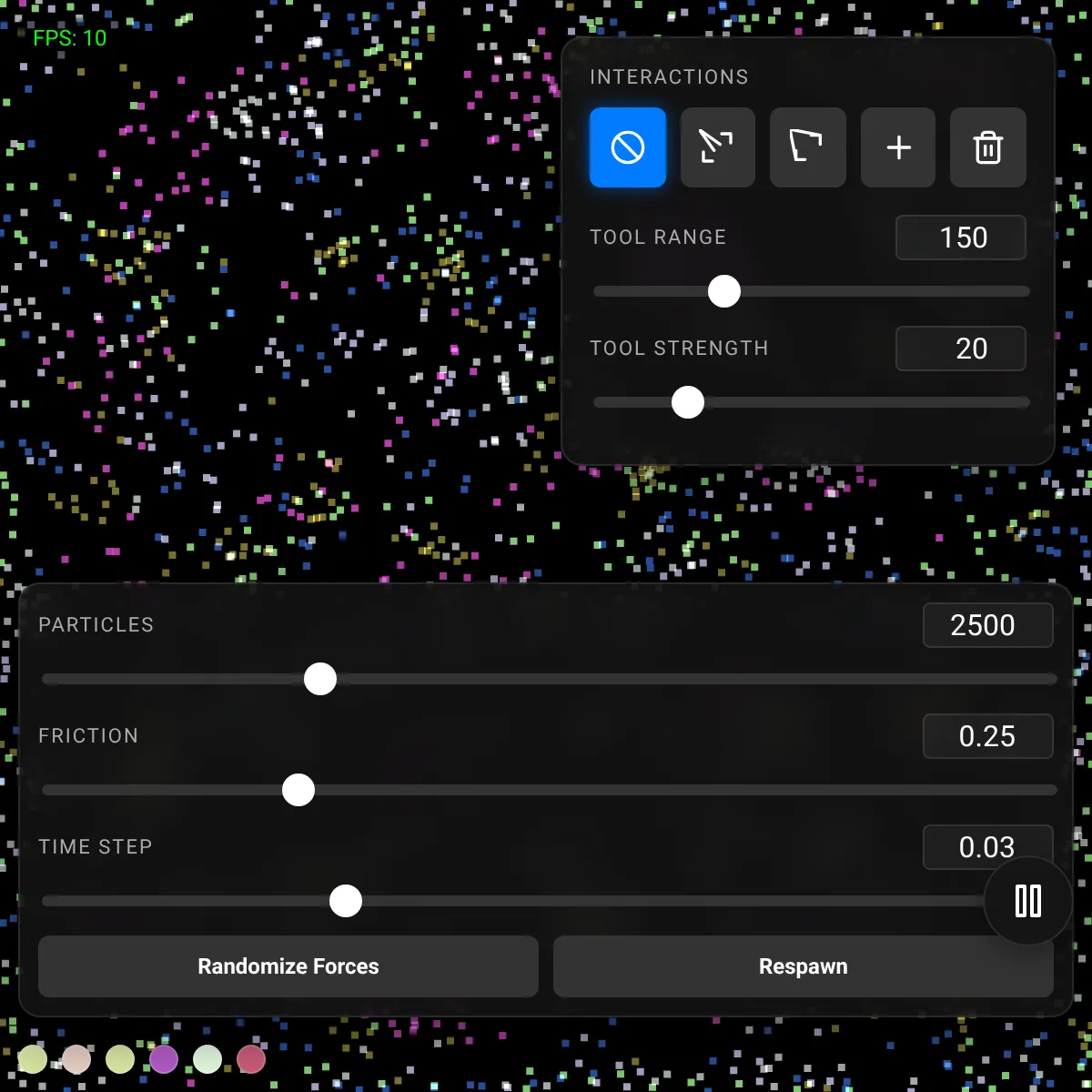 the project is loading