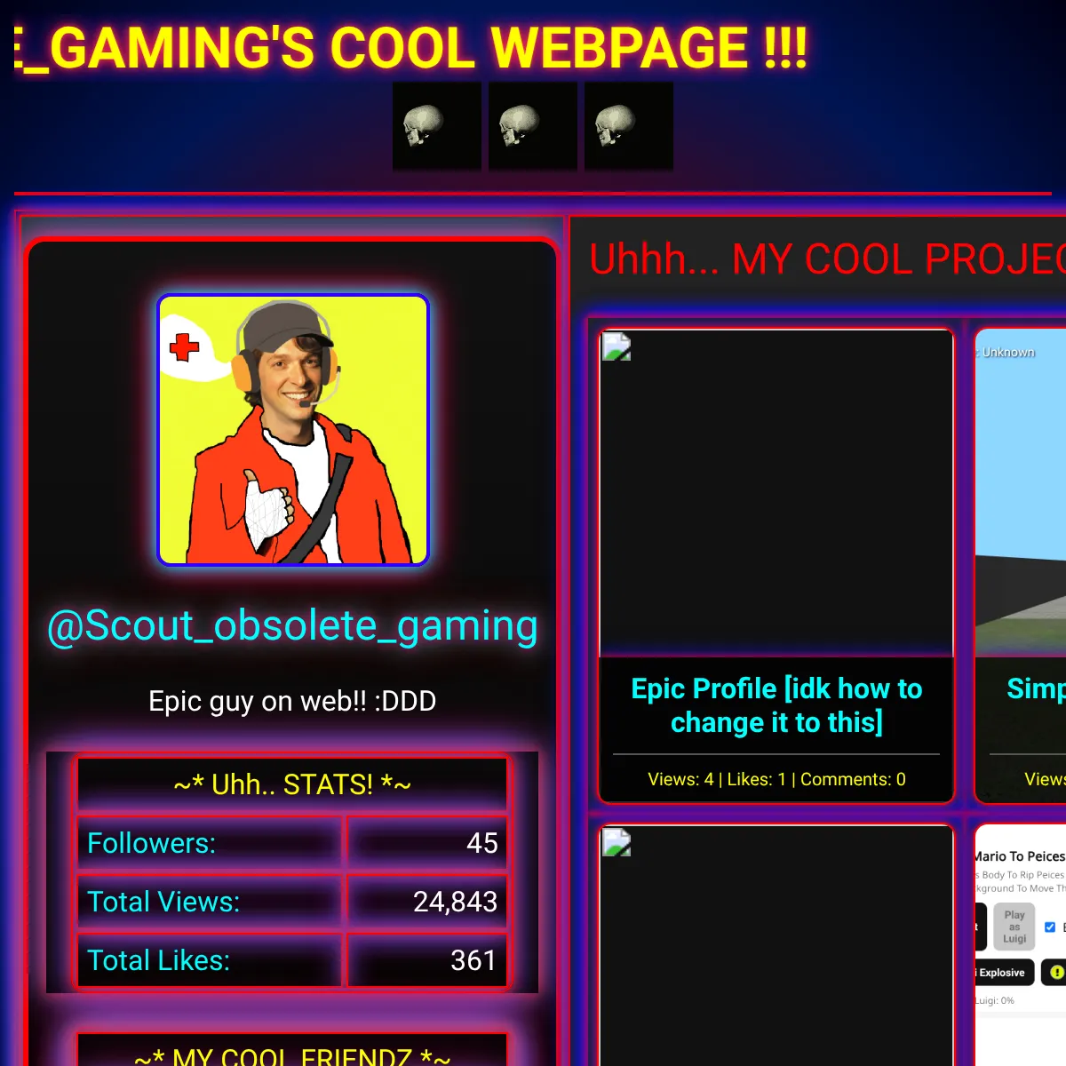 the project is loading