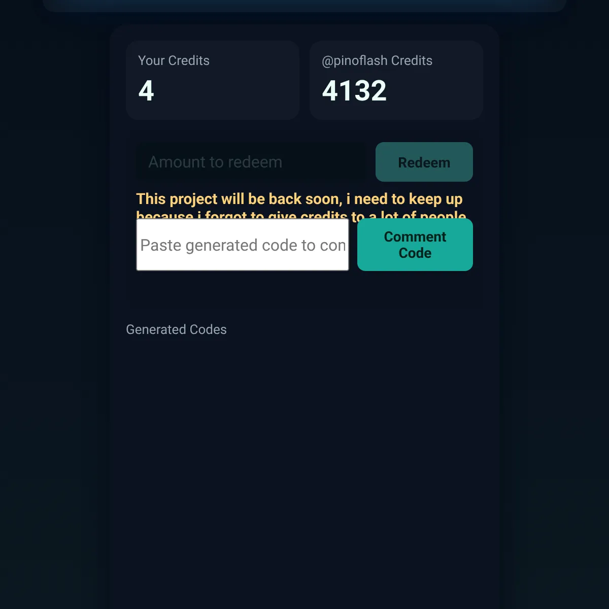 the project is loading