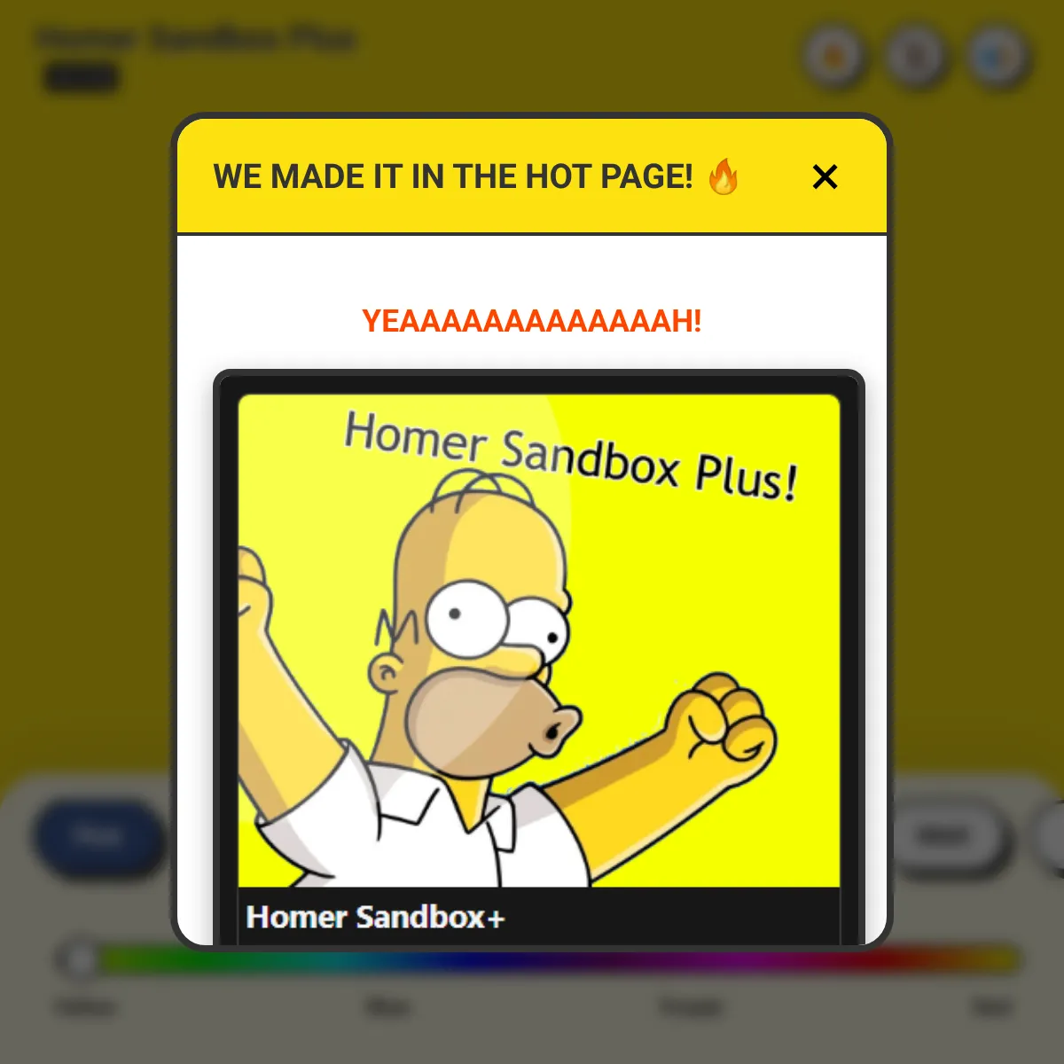 the project is loading