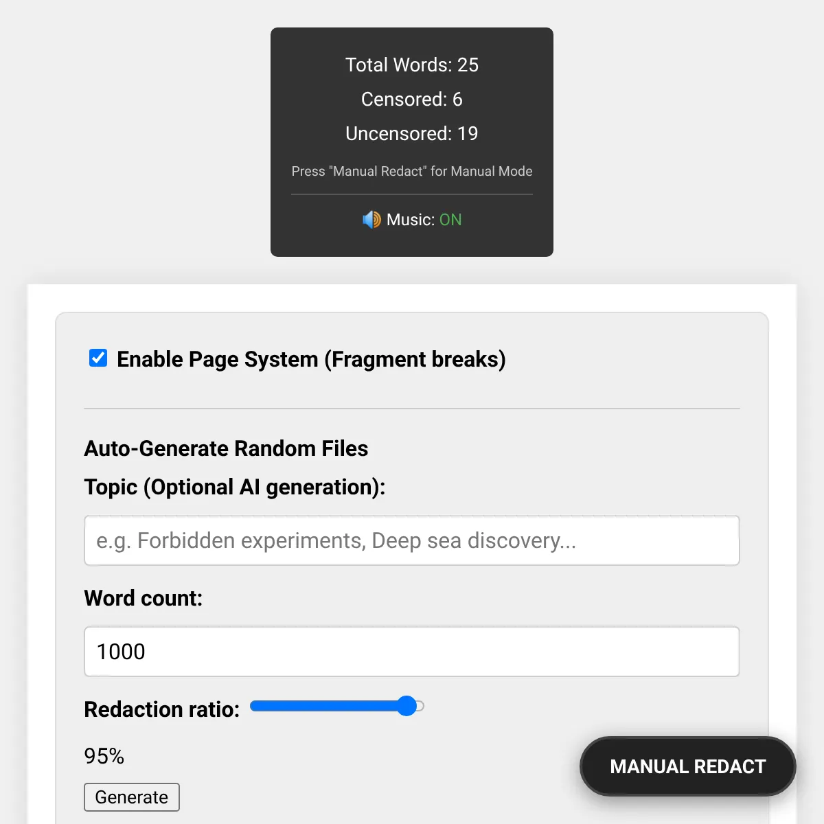 the project is loading