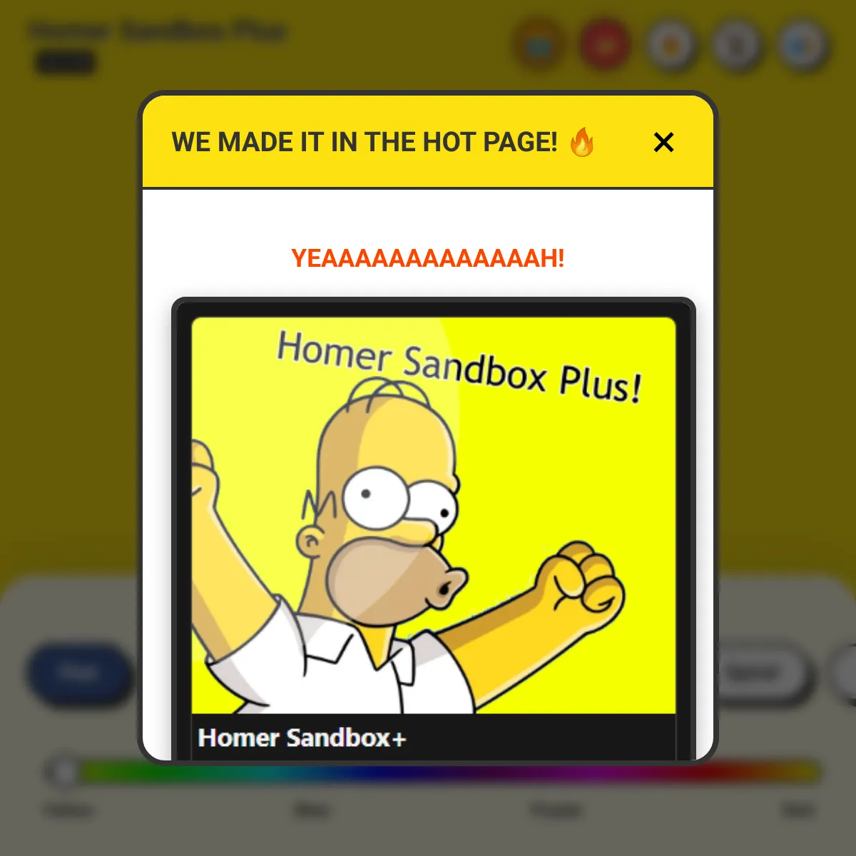 the project is loading