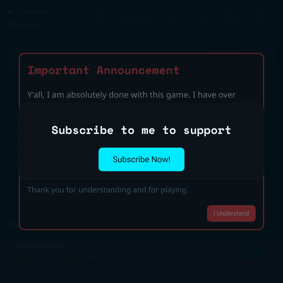 the project is loading