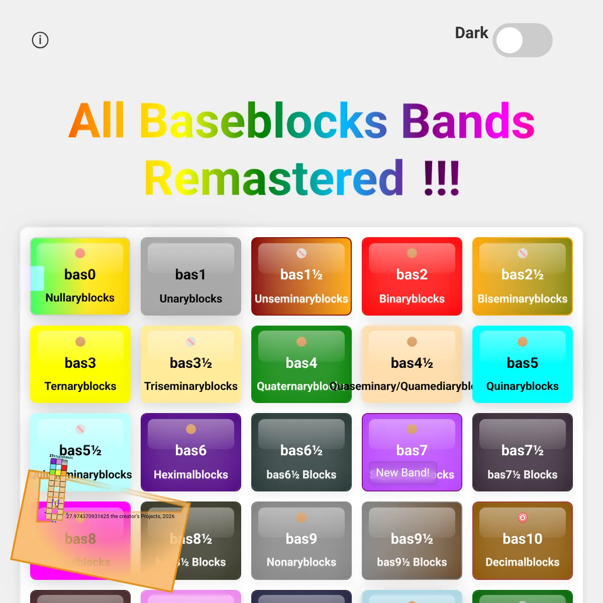 All Baseblocks Bands Remastered