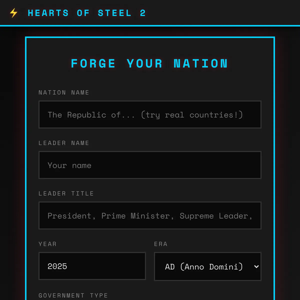 the project is loading