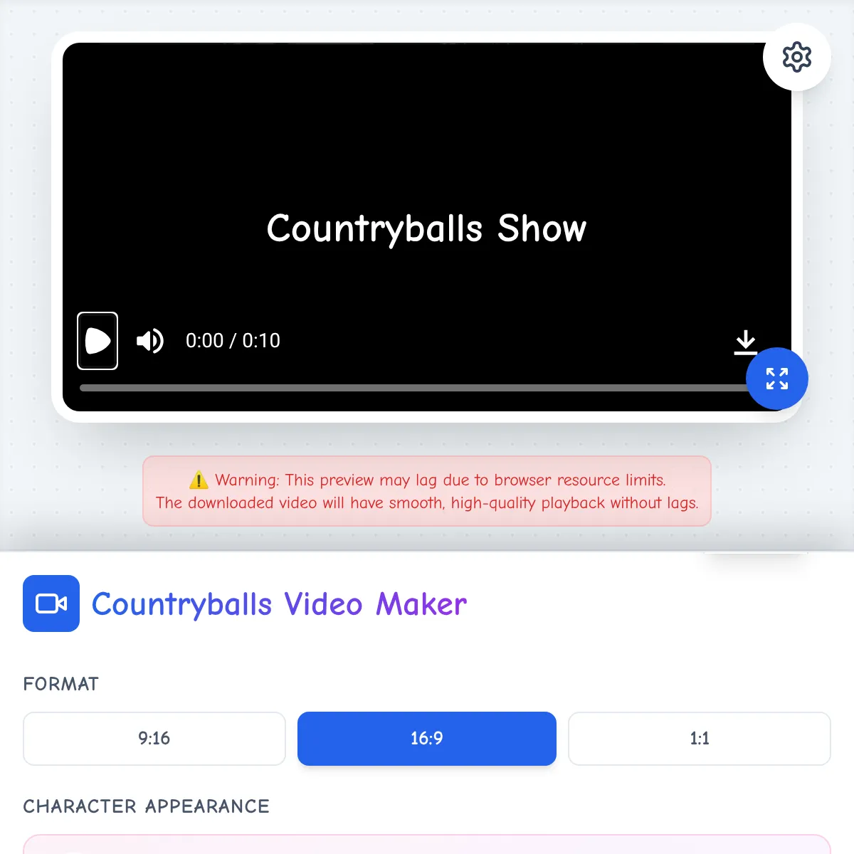 the project is loading