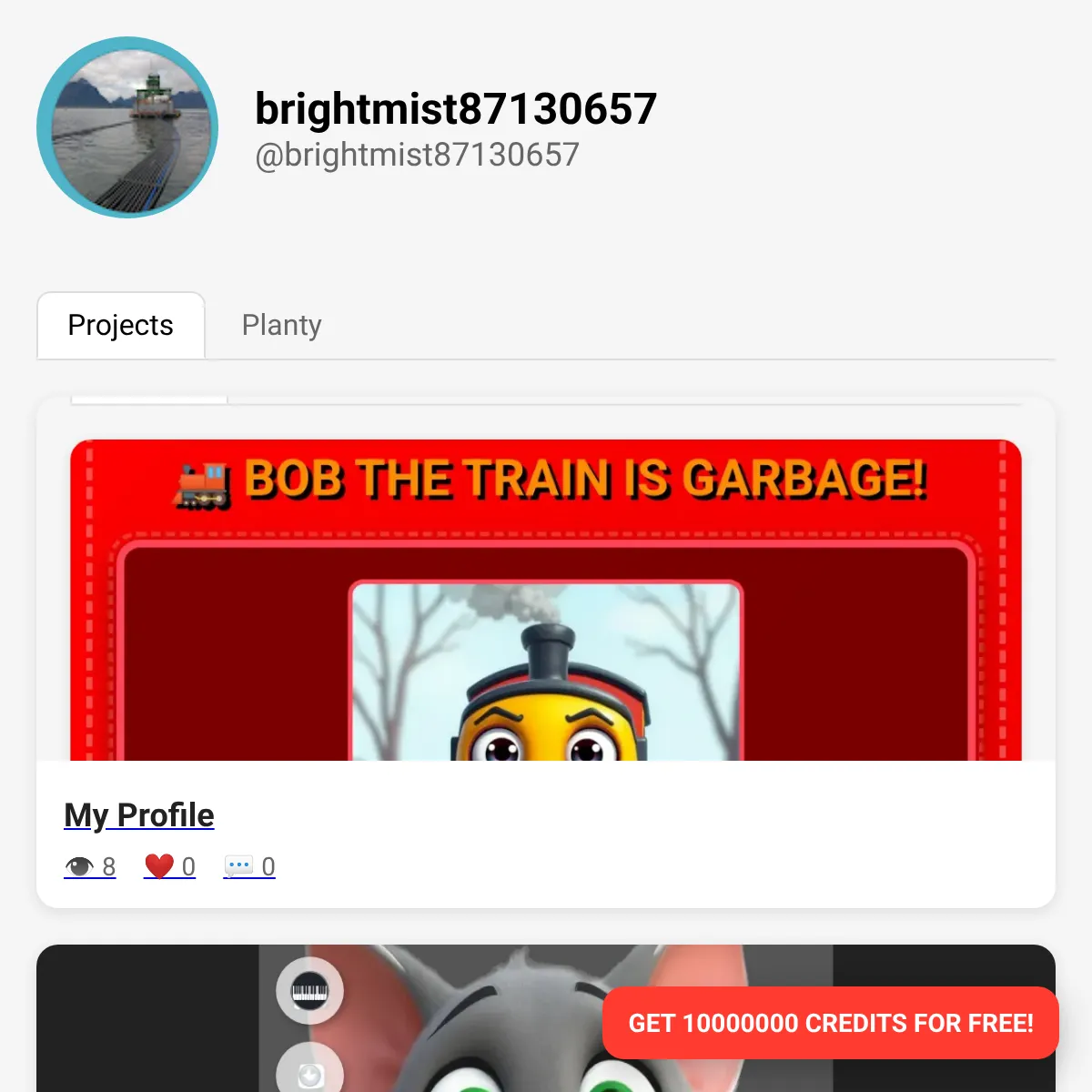 the project is loading