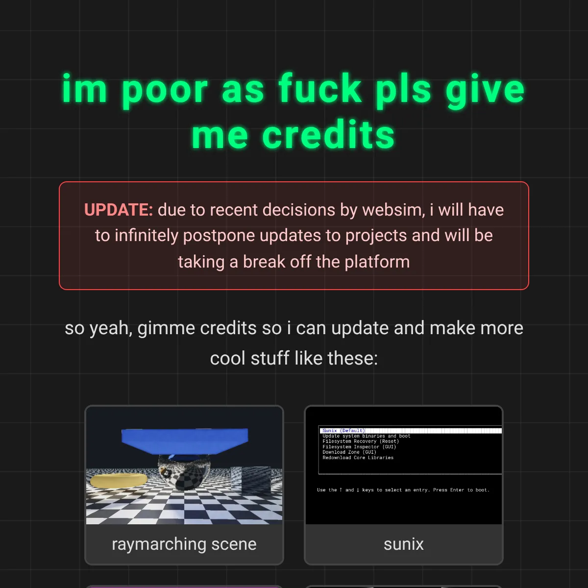 the project is loading