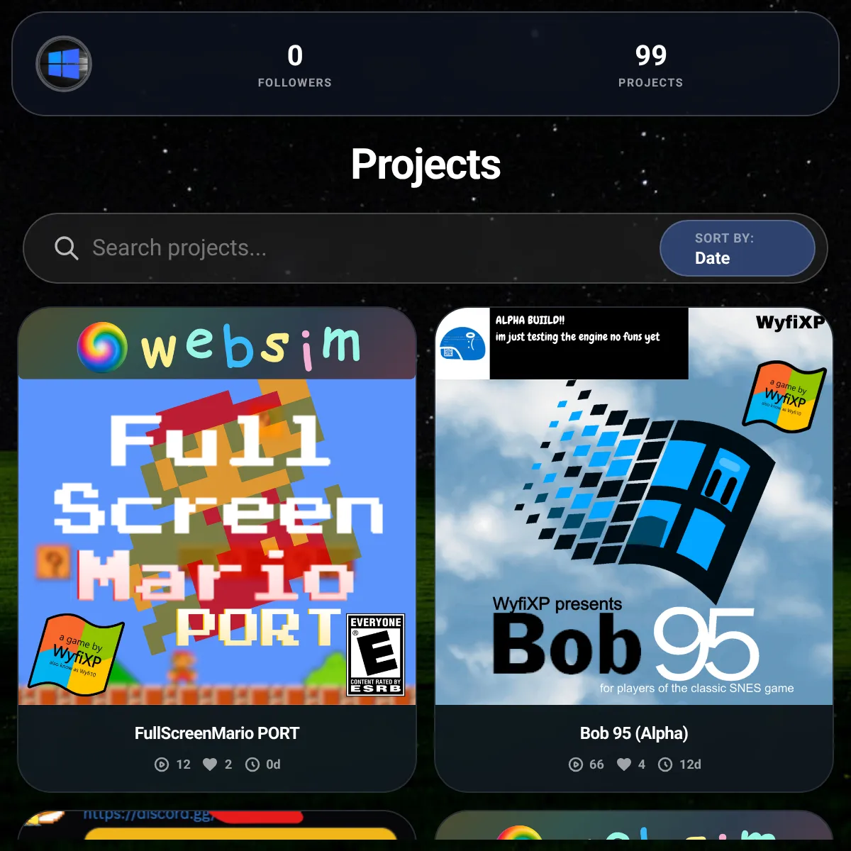 the project is loading