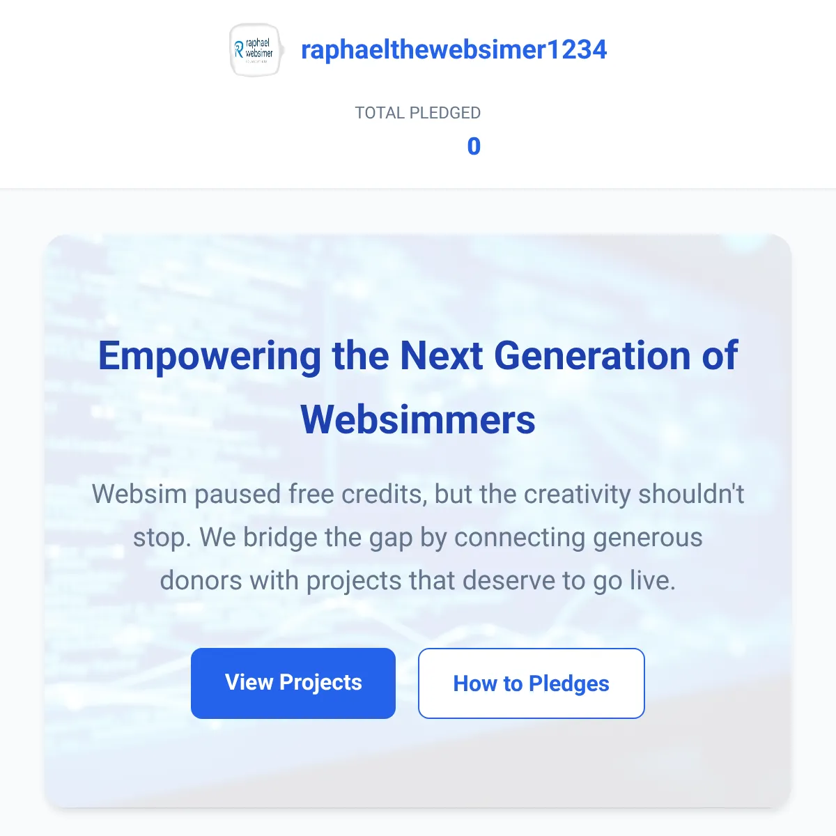 the project is loading