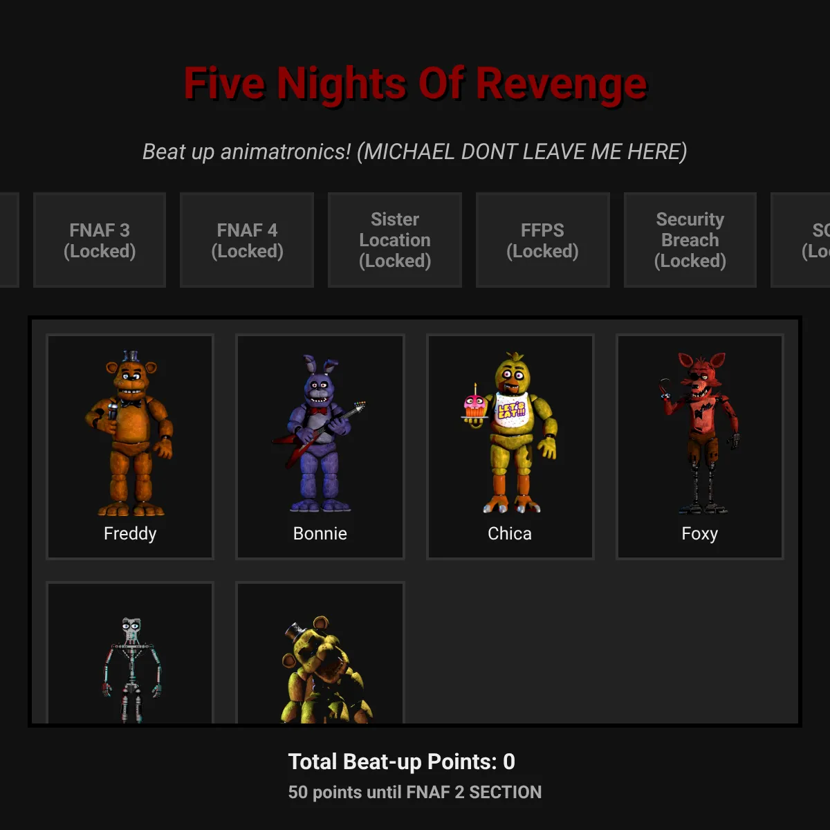 Five Nights Of Revenge (SOTM)