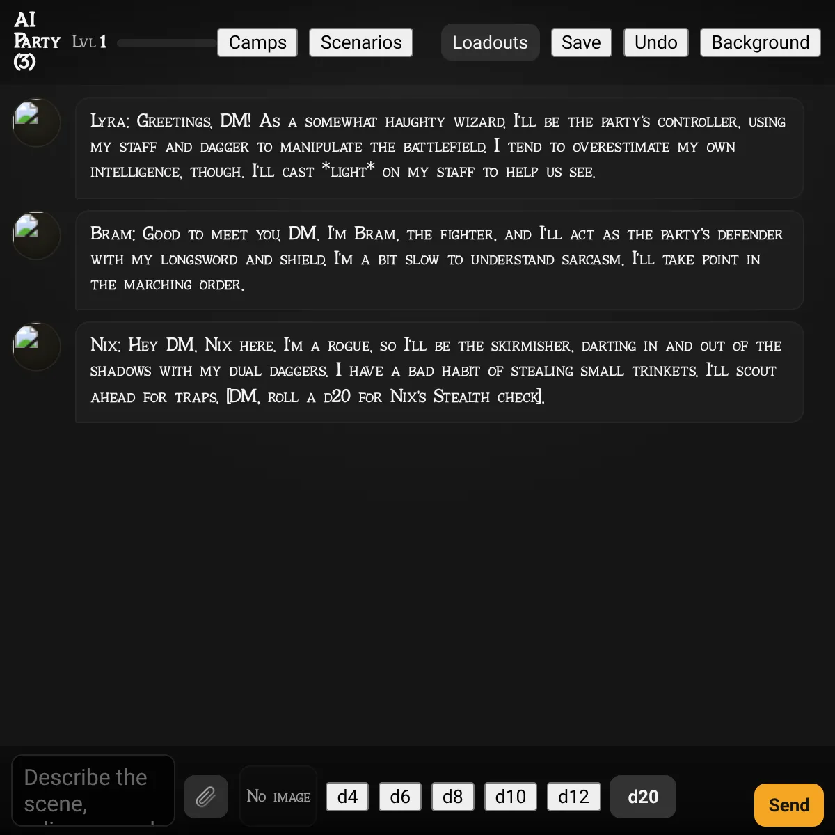 the project is loading