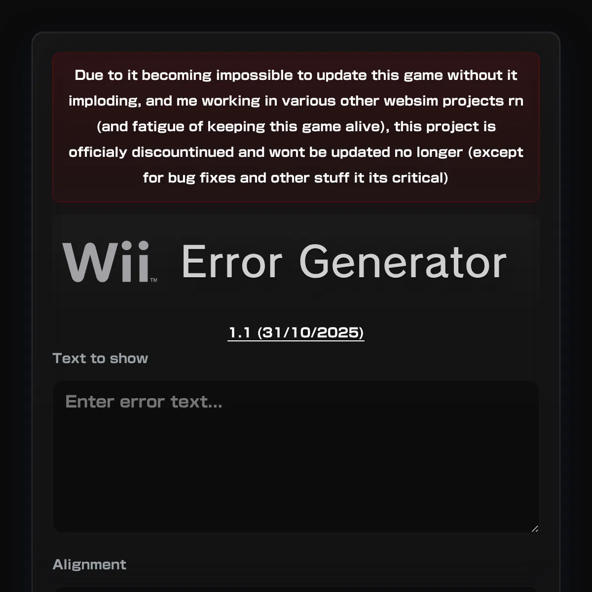 the project is loading