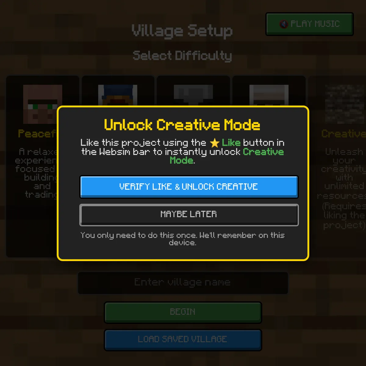 the project is loading