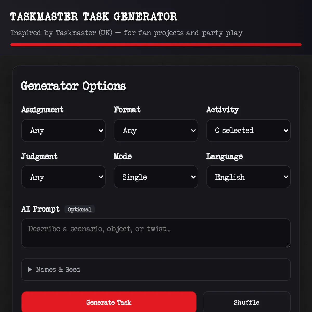 the project is loading
