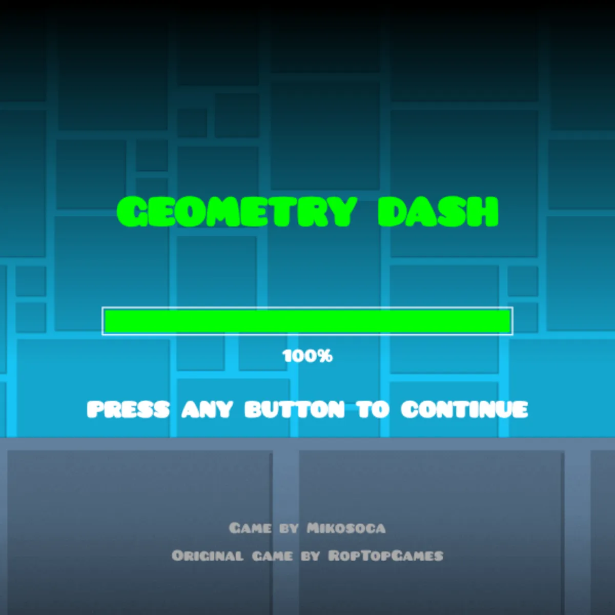 the project is loading