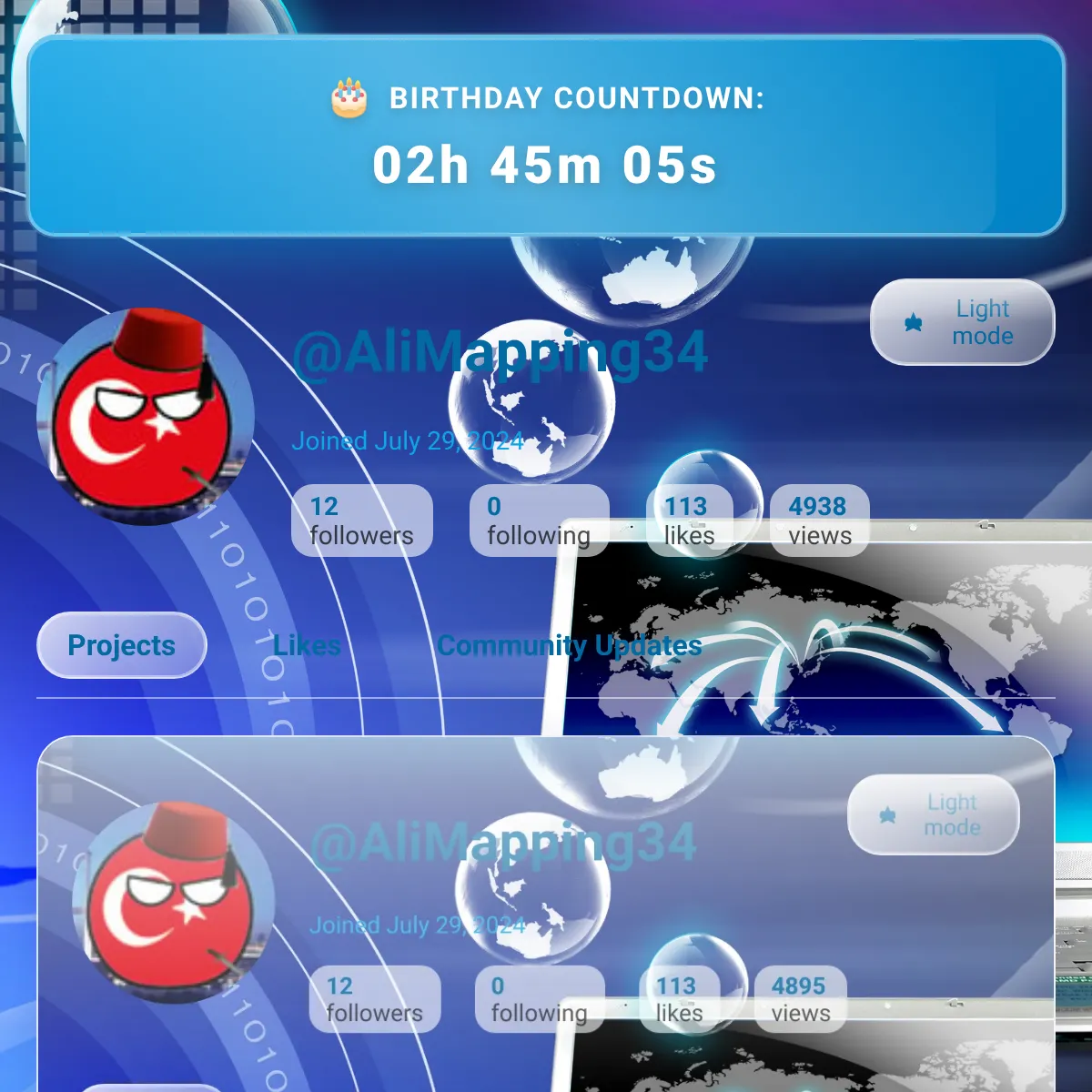 the project is loading