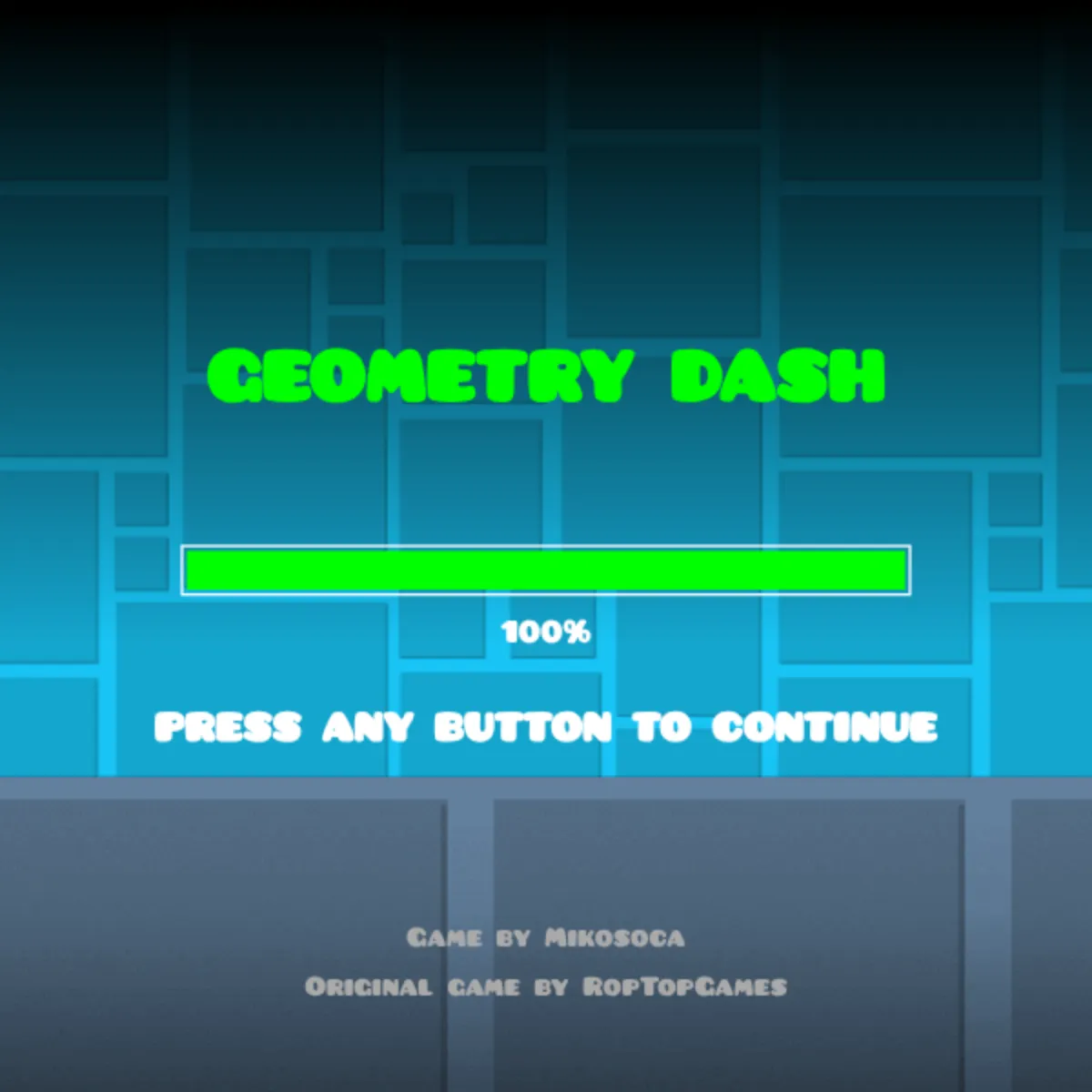 the project is loading