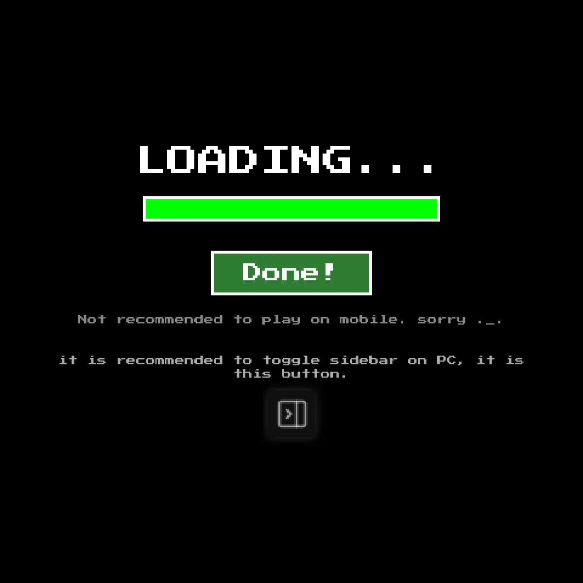 the project is loading