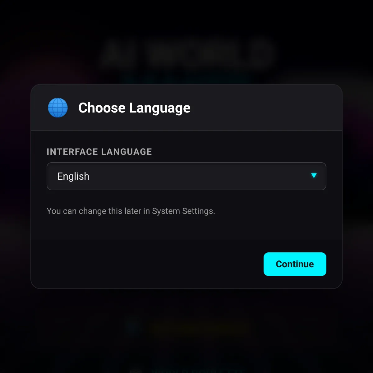 the project is loading