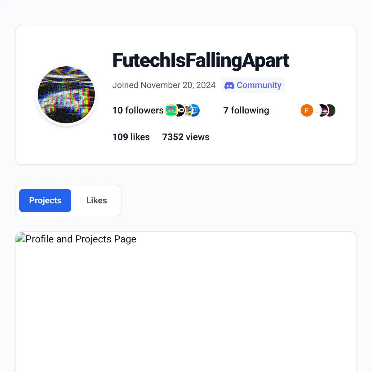 the project is loading