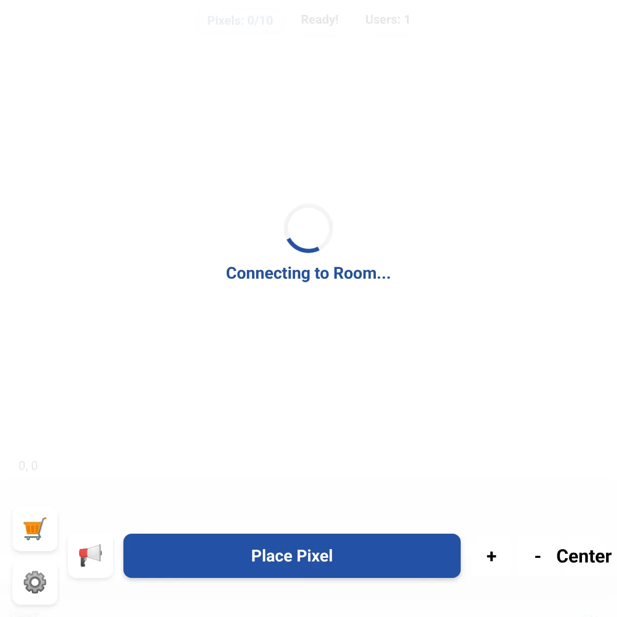 the project is loading