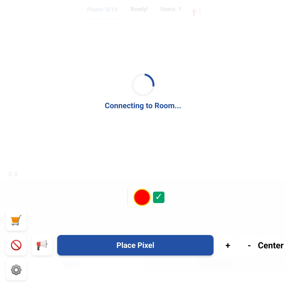 the project is loading