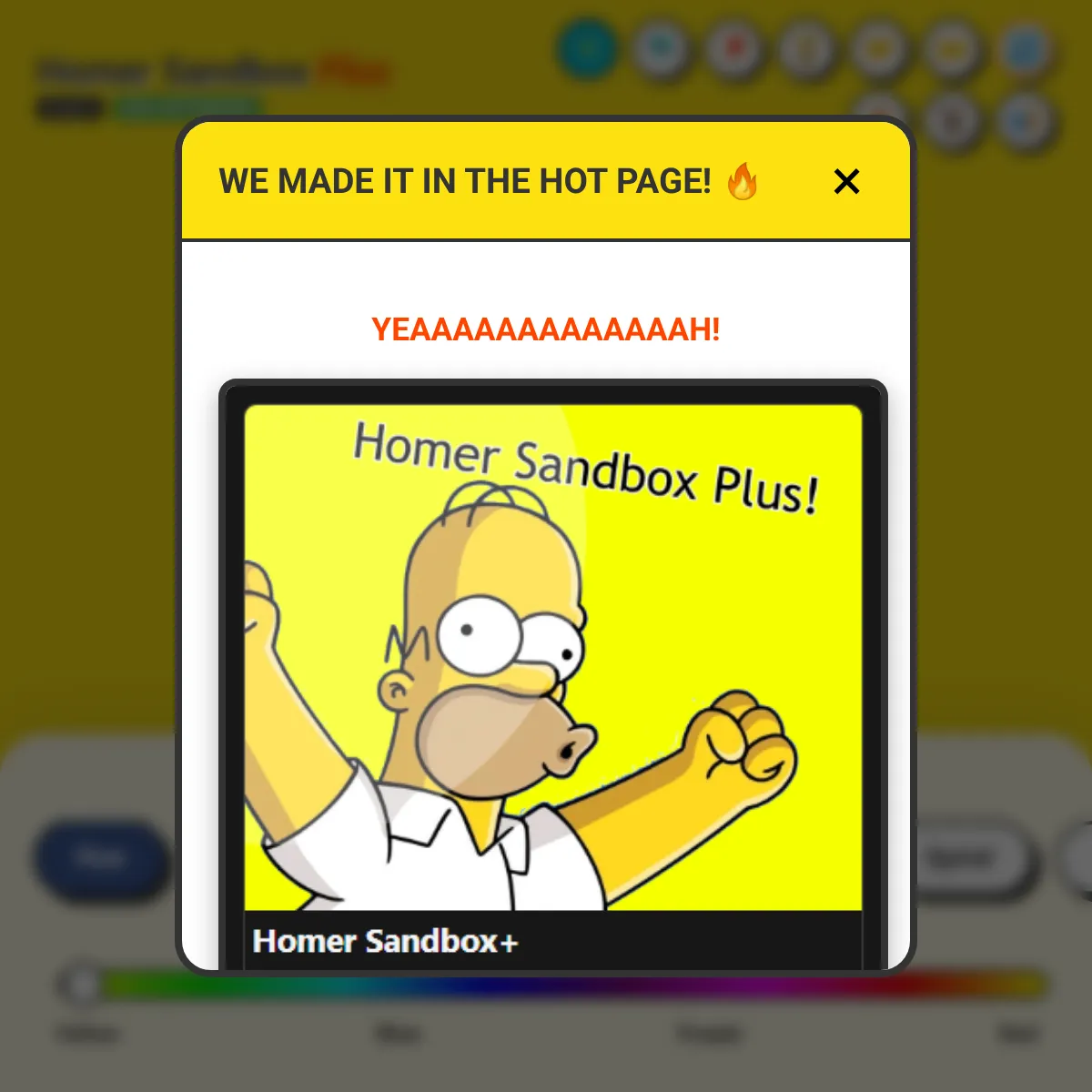 the project is loading