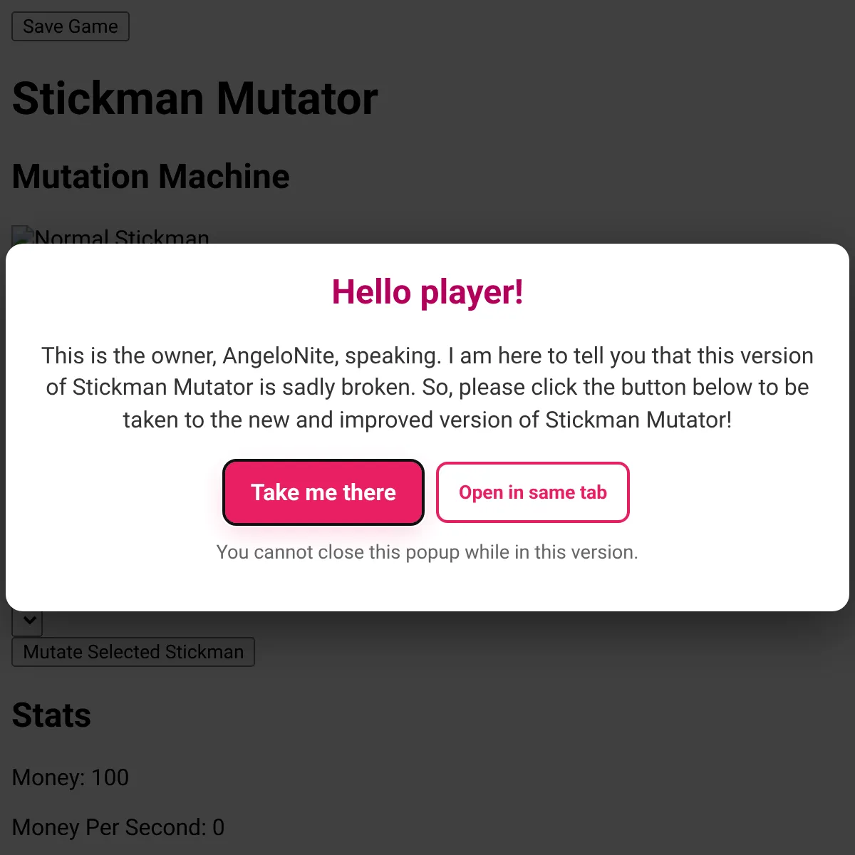 the project is loading